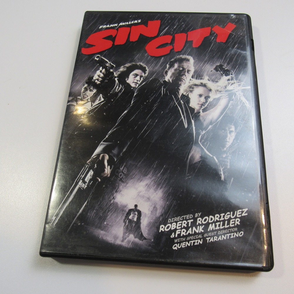 Sin City DVD Frank Miller Robert‎ Rodriguez Quentin Tarantino Movie